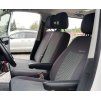 Autopotahy VOLKSWAGEN T6 TRANSPORTER, MULTIVAN, 9 míst,1+2+2+1+3, od r. 2015, šedo černé