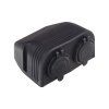 Dvojitá zásuvka s panelem 1x CL + 2x nabíječka USB voděodolná