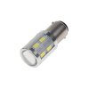 LED BA15d (jednovlákno) bílá, 12-24V, 16LED/5730SMD