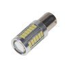 x LED BAU15s bílá, 12-24V, 33LED/5730SMD s čočkou