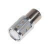 x LED BAU15s oranžová, 12-24V, 12SMD + 3W LED