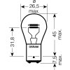OSRAM 12V P21/4W (BAZ15d) 21/4W standard (10ks)