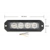 PREDATOR 4x3W LED, 12-24V, oranžový, ECE R10 R65