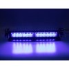 x PREDATOR LED vnitřní, 12x3W, 12-24V, modrý, 356mm, ECE R10