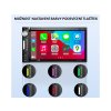 2DIN autorádio s 6,9" LCD, CarPlay, Bluetooth, USB, microSD, multicolor