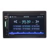2DIN autorádio s 6,9" LCD, CarPlay, Bluetooth, USB, microSD, multicolor