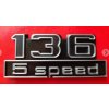 136 5 speed