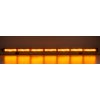 LED alej voděodolná (IP67) 12-24V, 63x LED 1W, oranžová 1060mm, ECE R65