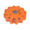 LED výstražné světlo 12 + 3LED na 3x baterii AAA, oranžové