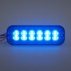 PREDATOR 12x4W LED, 12-24V, modrý, ECE R10