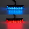 PROFI SLIM výstražné LED světlo vnější, do mřížky, červeno-modré, 12-24V, ECE R10