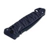 CAC S200 FRENCH ARMY KNIFE BLUE BLADE Textured G10 Blue Handle -Pouch - Fork Rounded Tip