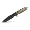 MARAUDEUR SURVIVAL KNIFE G10 ARMY GREEN HANDLE / SMOOTH BLADE + KYDEX SHEATH