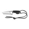 S-NECK TACTICAL KNIFE WITH KYDEX SHEATH AND CORD