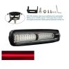 PROFI LED výstražný pruh 10-80V 18W červený 47mm