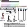 LED ambientní osvětlení RGB 18v1