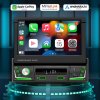 1DIN autorádio s výsuvným 7" LCD / 3x USB / Bluetooth / CarPlay / AndroidAuto / Mirrorlink