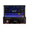 1DIN autorádio s výsuvným 7" LCD / 2x USB / Bluetooth / CarPlay / AndroidAuto / Mirrorlink