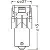 OSRAM LED 12V PY21W BAU15s oranžová (2ks) Duo-blister