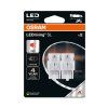 OSRAM LED 12V W21W W3x16d červená (2ks) Duo-blister