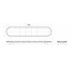 LED rampa 1040mm, oranžová, 12-24V, ECE R65