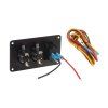 Panel s 2x spínači + 2x USB, 12V