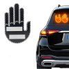 LED banner ve tvaru ruky