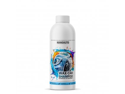 wax car shampoo 500ml mockup nanoauto