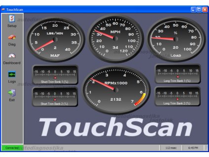TouchScan CZ (pre ELM327) + moduly