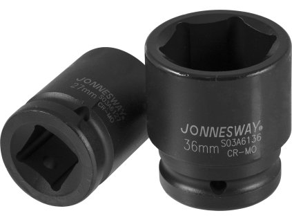 Nástrčná úderová hlavica gola kľúč, 3/4" 36mm Jonnesway S03A6136