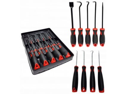 Hroty, šidlá, háčiky + škrabky na čalúnenie podložky objímky 9ksM61020