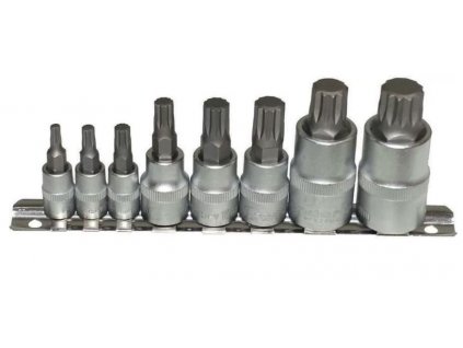 Nástrčné kľúče SPLINE M4-M16 8ks 1/4'' 3/8'' 1/2'' CONDOR Germany C.1109