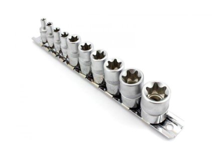TORX-E nástrčné kľúče 10 gola hlavíc 1/4 ,3/8 JONNESWAY S06H310S