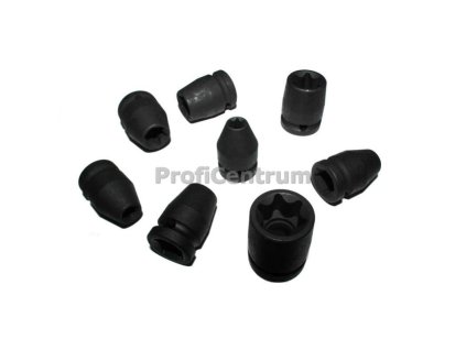 Úderové kľúče TORX-E 1/2'' E10-E24 Cr-Mo 8ks CORONA C1835 C1836 C1837 C1838 C1839 C1840 C1841 C1842