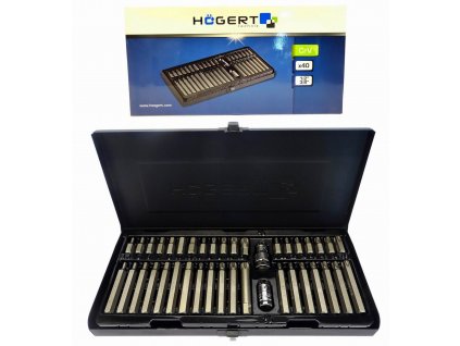 Bity imbus TORX SPLINE 40ks HOGERT Nemecko HT1S404