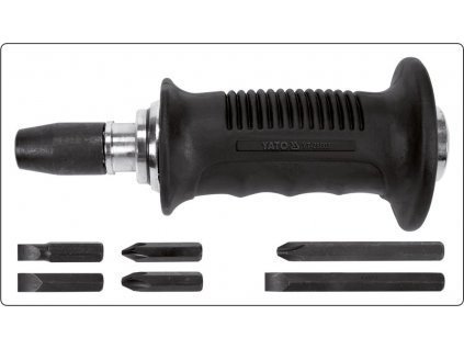 yt-28003 Rázový skrutkovač 1/2´+ úderové bity