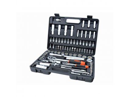 Gola sada 108dielna, orechy, račne 1/4" 1/2" torxy, Heidmann G10150