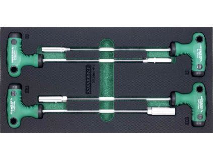 Nástrčné kľúče typu T , 7-13 mm, penový modul do zásuvky sada 4 ks D725N04KV