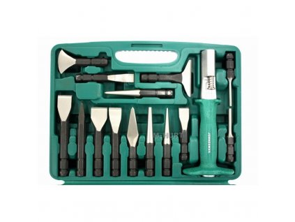 AG010143 Karosárske dláta, sekáče, priebojníky, sada 14ks, Jonnesway