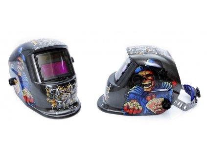 Zváračská samostmievacia maska, kukla na zváranie MIG, TIG, MAG, MMA 2 filtre M87013