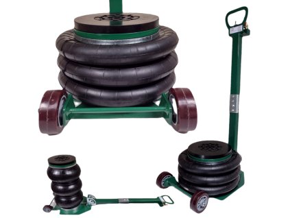 Pneumatický vankúšový zdvihák tzv. snehuliak 3.5 T, mechový hever 150 - 400 mm