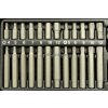 Souprava 40 kusů bitů profilů Imbus, Torx a XZN (Spline) s adaptéry – JONNESWAY S29H4140SP