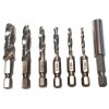 Vrtáky závitovacie M3-M10 , 7-dielna sada závitovacích vrtákov Z HSS rýchloreznej ocele