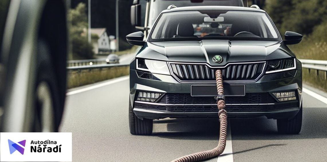 Jak tahat auto na laně?