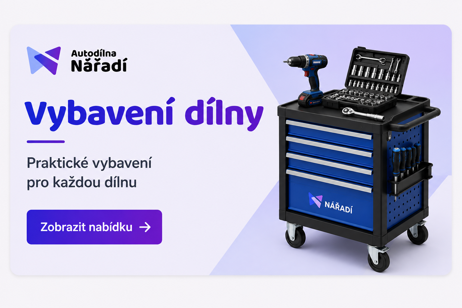 Vybavení dílny a dílenské nářadí
