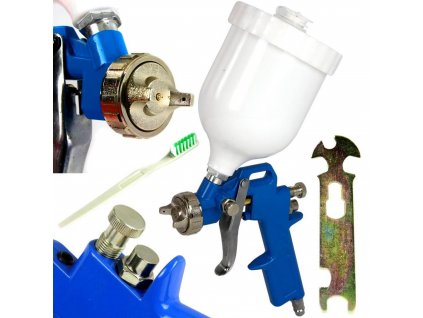 Lakovací pistole 600 ml pneumatická tryska 1.5mm