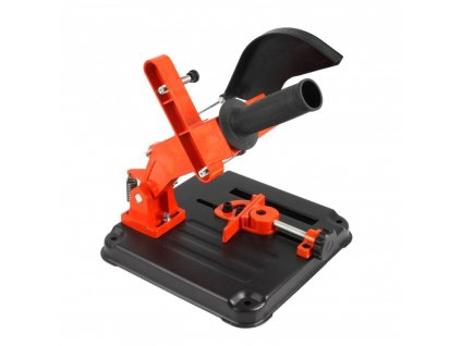 Stativ - úchyt pro úhlovou brusku s průměrem kotoučů 115/125mm Profesionální stojan pro elektrické a akumulátorové úhlové brusky o průměru kotouče 115 a 125 mm.