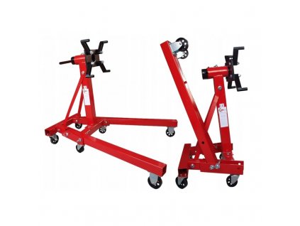 Stojan na demontáž motorů a převodovky s nosností 900kg, Skládací stojan na motor a převodovku 900kgskládací