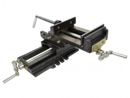 G01028 - Profesionální 125mm křížový dvouosý strojní svěrák