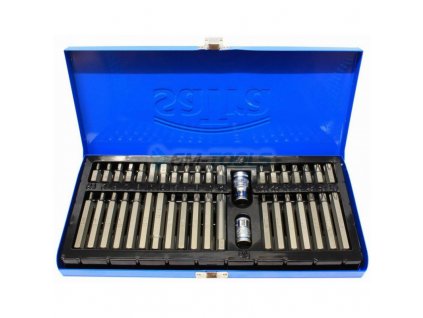 Klíče bity imbus Hex Torx Spline,sada 40 ks v kovovém  modulu
